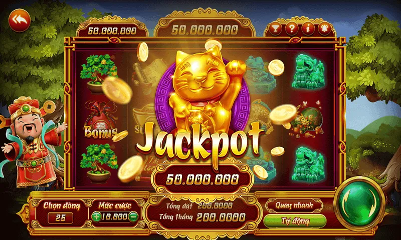Máy đánh bạc và Jackpot trên ứng dụng 789bet